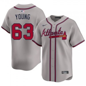 ATL Danny Young Gray #63 Mens Game Jerseys 177003-181