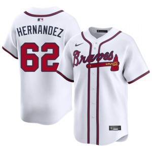 ATL Daysbel Hernandez White #62 Men's Authentic Jersey 443332-266