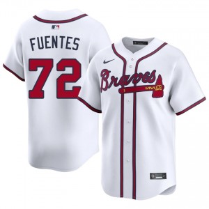 Braves Country Didier Fuentes White #72 Mens Player Jerseys 982824-327