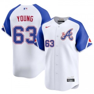 ATL Danny Young White City Connect #63 Men New Jerseys 509201-180