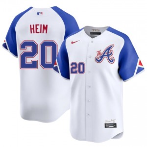 Braves Jonah Heim White City Connect #20 Mens Limited Jerseys 328197-229