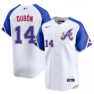 Braves Country Mauricio Dubon White City Connect #14 Mens Popular Jersey 235701-695
