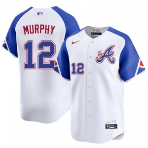 ATL Sean Murphy White City Connect #12 Mens Limited Jerseys 659976-313