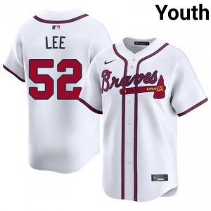 Braves Country Dylan Lee White #52 Youth Authentic Jersey 609769-310