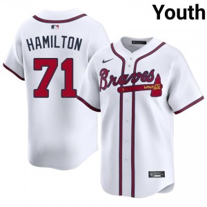 Braves Country Ian Hamilton White #71 Youth 2026 Jersey 274663-659