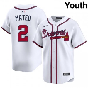 Bravos Jorge Mateo White #2 Youth Stitched Jerseys 613181-265