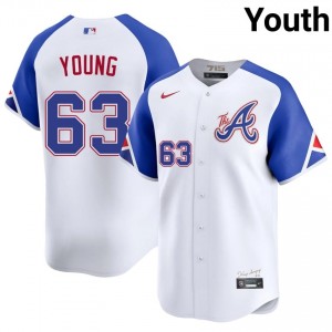 Bravos Danny Young White City Connect #63 Youth 2026-27 Jerseys 888776-435